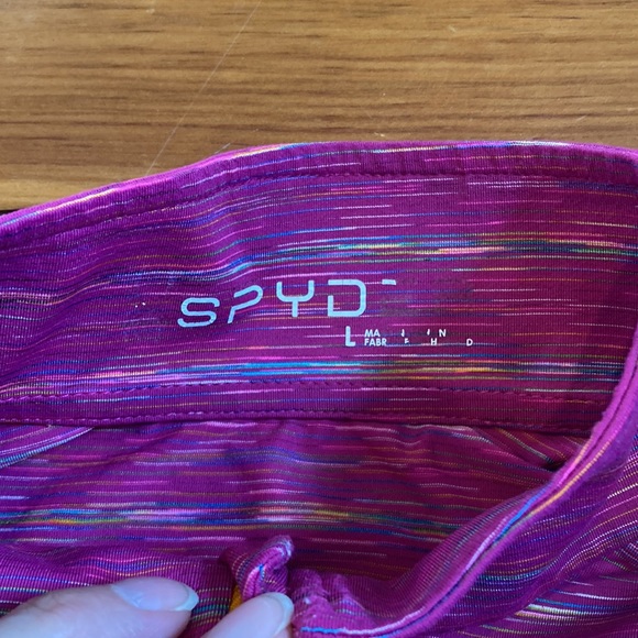 SPYDER Girls L (14-16) Pink/Orange Bocca Turtleneck Mid-Layer Quarter Zip - Picture 5 of 6